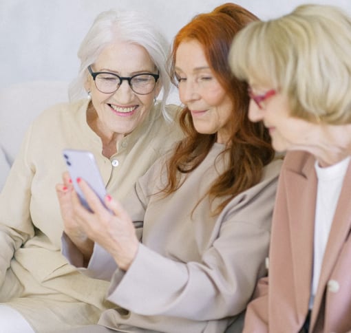 image of a woman in a videochat